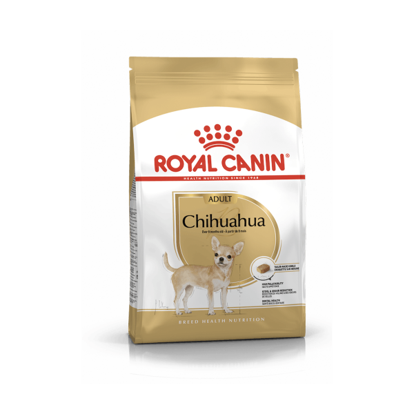 Chihuahua Adulto Alimento seco Royal Canin específico para perros adultos Chihuahua a partir de los 8 meses de edad.