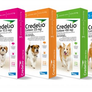 Credelio actúa contra garrapatas y pulgas.Amigable con tu mascota.Fácil administración protege a cachorros y perros de las garrapatas y pulgas.