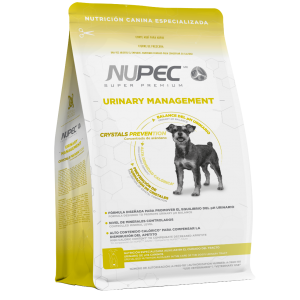 NUPEC URINARY MANAGEMENT la fórmula ha sido diseñada para promover el equilibrio del pH urinario.