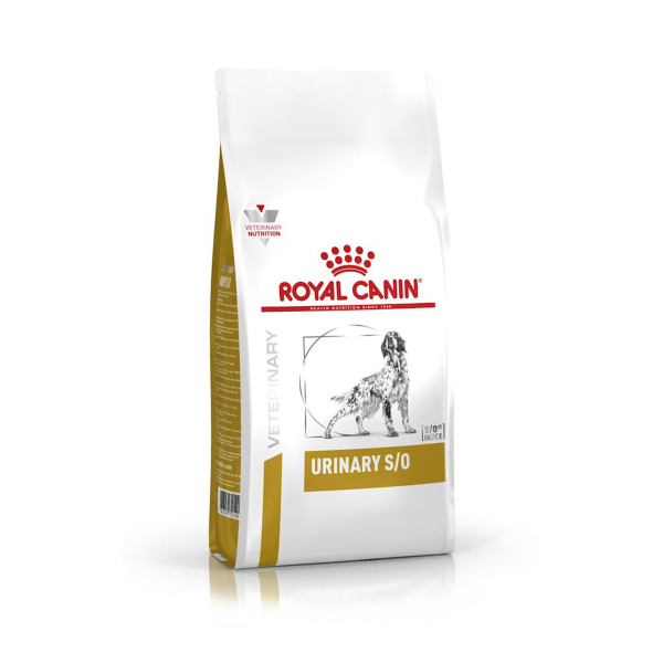 Urinary S/O Alimento seco Royal Canin para perros adultos con enfermedad del tracto urinario inferior, Cistitis bacteriana.