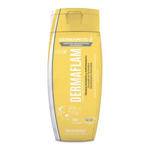 DERMAFLAM SHAMPOO con propiedades antiinflamatorias, regeneradoras y queratolíticas. actúa contra inflamaciones e irritaciones.